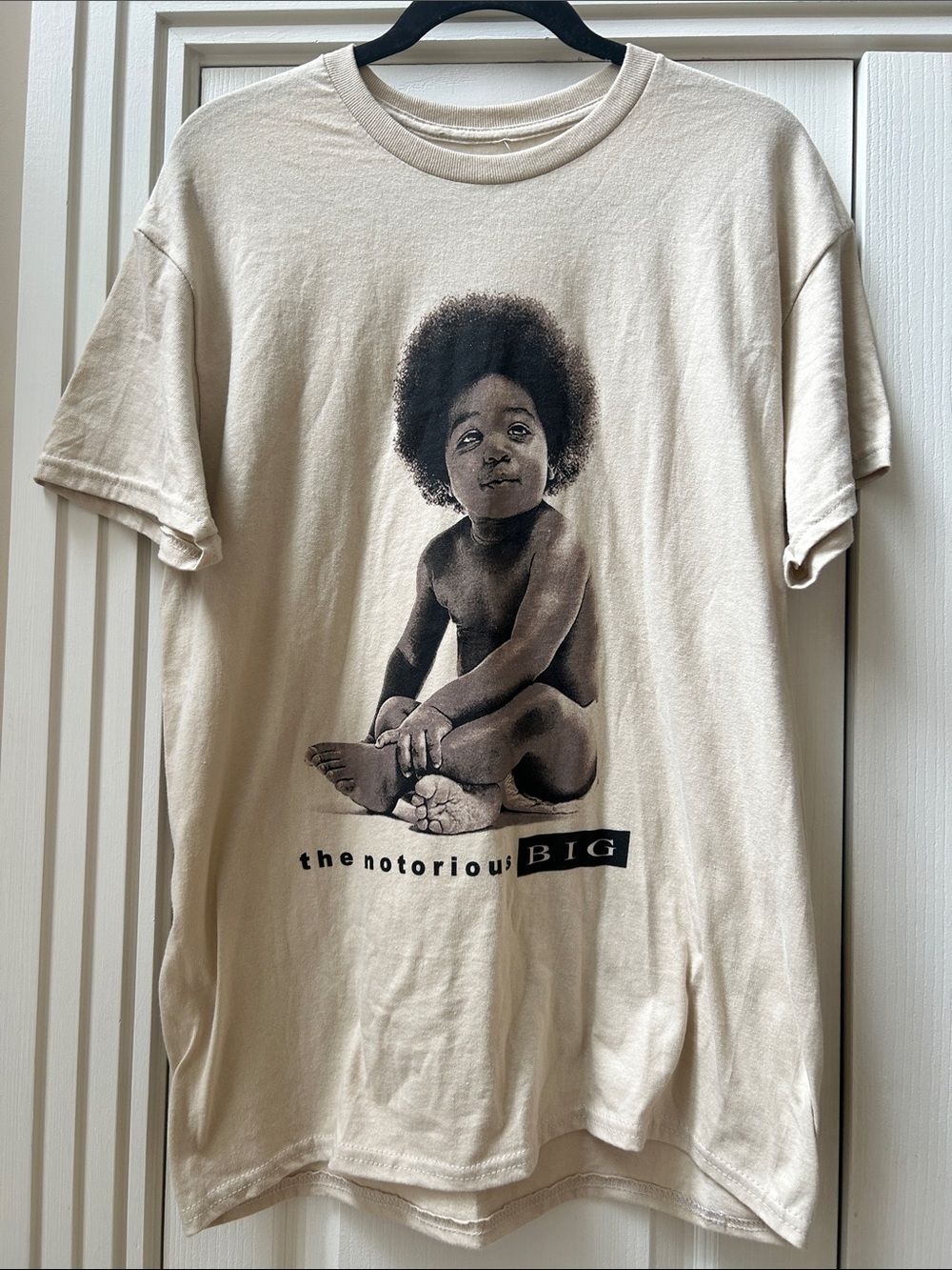 Notorious BIG Icon Cream Graphic Tee